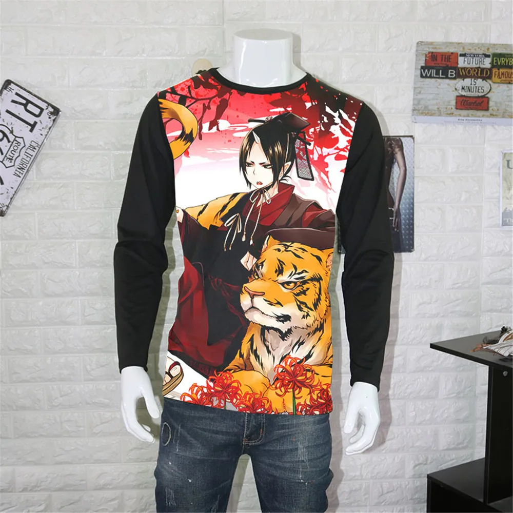 Косплей Аниме JK Hoozuki no Reitetsu рубашка Топы Футболка для женщин мужчин с коротким