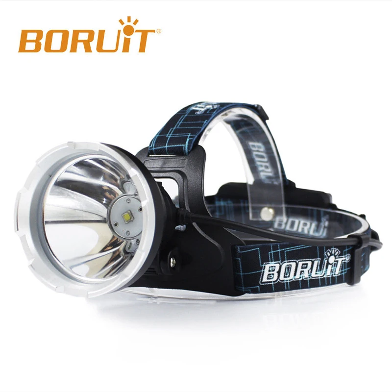 Налобный фонарь BORUiT 6000lm Smart B10 светодиодный 3 режима для охоты кемпинга рыбалки