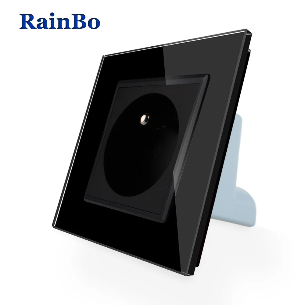 RainBo настенная розетка-новая розетка-французский стандарт-хрустальное