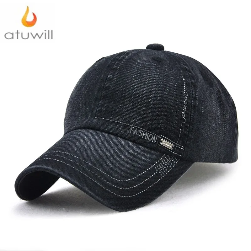 Atuwill джинсовая мужская Бейсбол шапки Для мужчин Snapback женщин Strapback хип хоп Casquette Femme