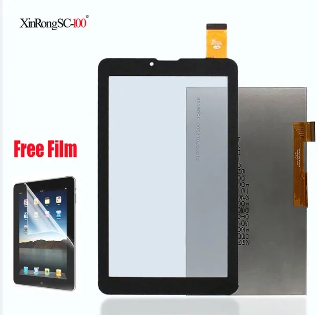 black touch and lcd Для 7 дюймов TZ714 TZ717 TZ725 TZ720 TZ721 TZ723 TZ724 TZ777 TZ41 3g планшет с цифровым преобразователем для панели сенсорного экрана ЖК-дисплея - Цвет: black touch and lcd