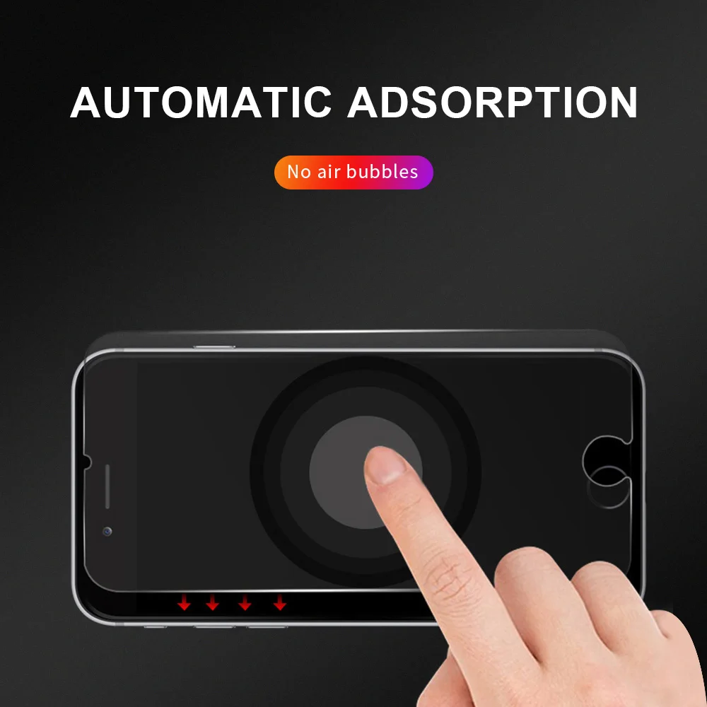 Ультратонкое закаленное стекло для iPhone 8 7 6 6S Plus Защитная пленка экрана iphone X XR XS MAX