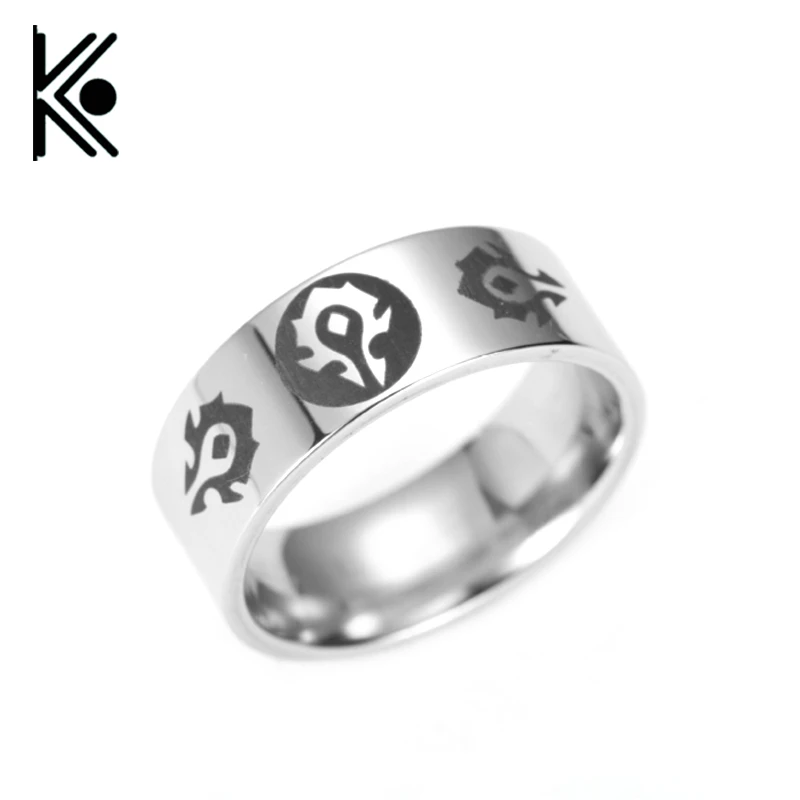 Киноиндустрия dota 2 alliance War craft game logo мужское кольцо ювелирные изделия из