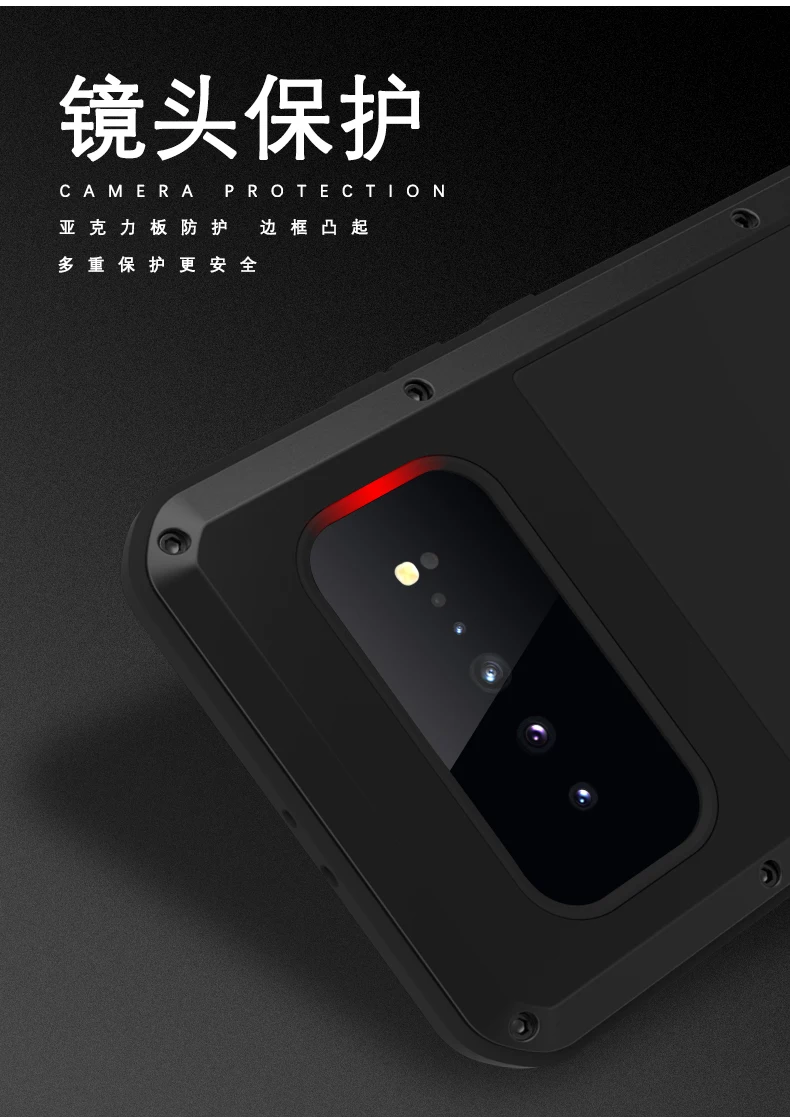 Металлический бронированный чехол на все тело для samsung Galaxy S10 5G чехол противоударный сверхпрочный с Gorrila стеклянная крышка для samsung S10 5G чехол