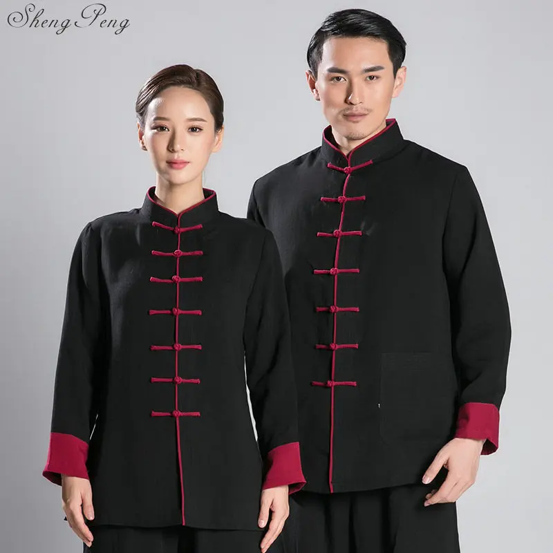 Tai chi uniform tai clothing kung fu women men Q092 | Тематическая одежда и униформа