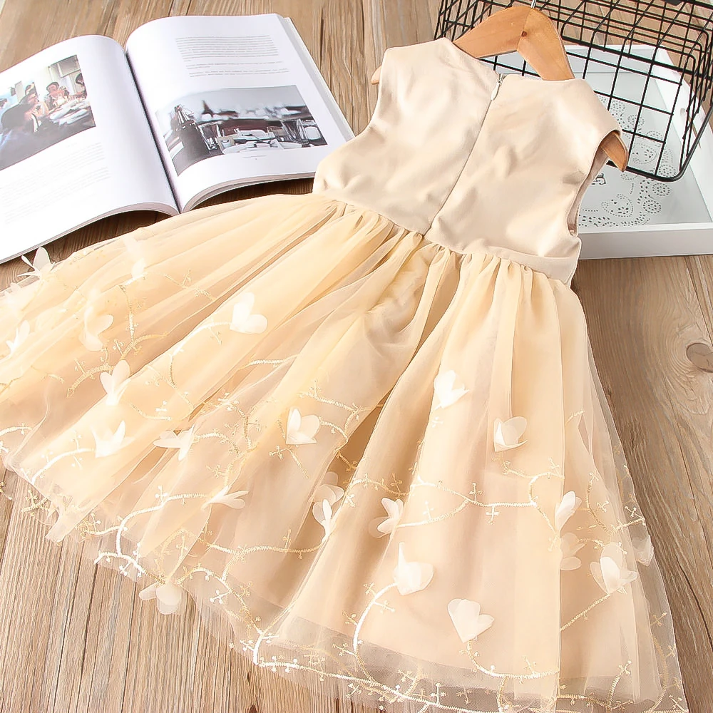 Hurave/платье подружки невесты vestido Детская летняя одежда платье без рукавов