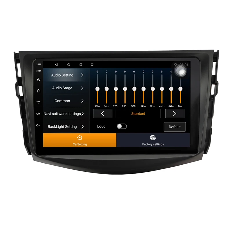Android 9 1 четырехъядерный 1024*600 8 дюймов два Din автомобильный DVD GPS для Toyota RAV 4 RAV4 2007-2011