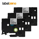 Ленты клейкие для принтеров этикеток brother, 12 мм, tze лента для маркировки, tz-231, tze 231, tze231, 3 шт.