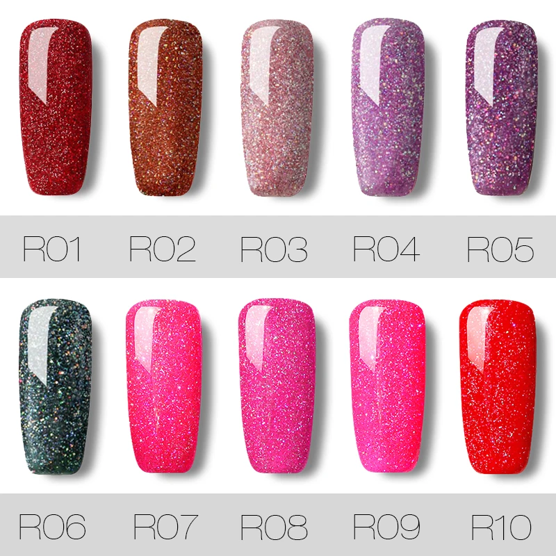 Гель лак для ногтей ROSALIND 7 мл сделай сам маникюра базовое и топовое покрытие