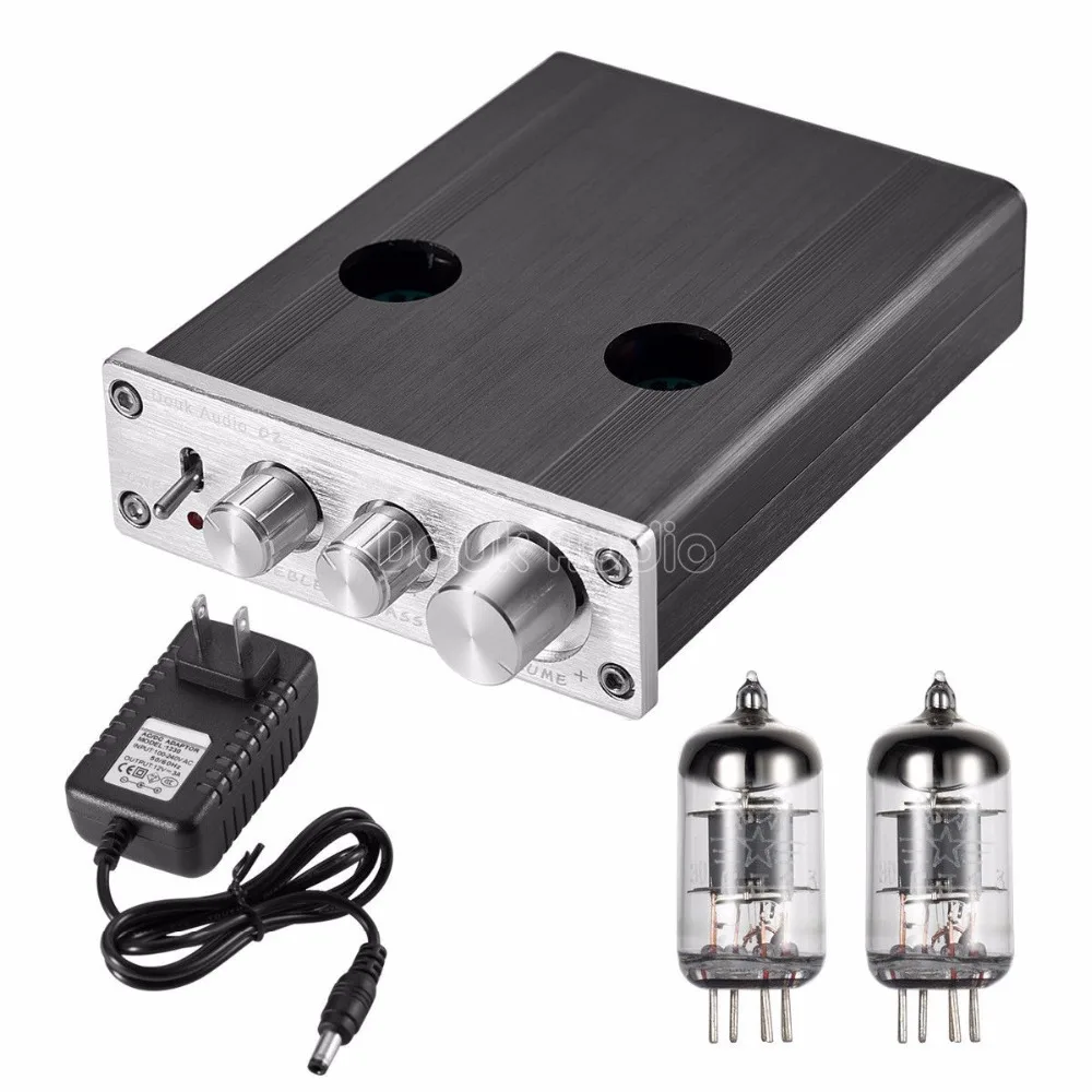 Douk аудио мини вакуумный трубный усилитель Hi Fi Домашний стерео бас Preamp Tone