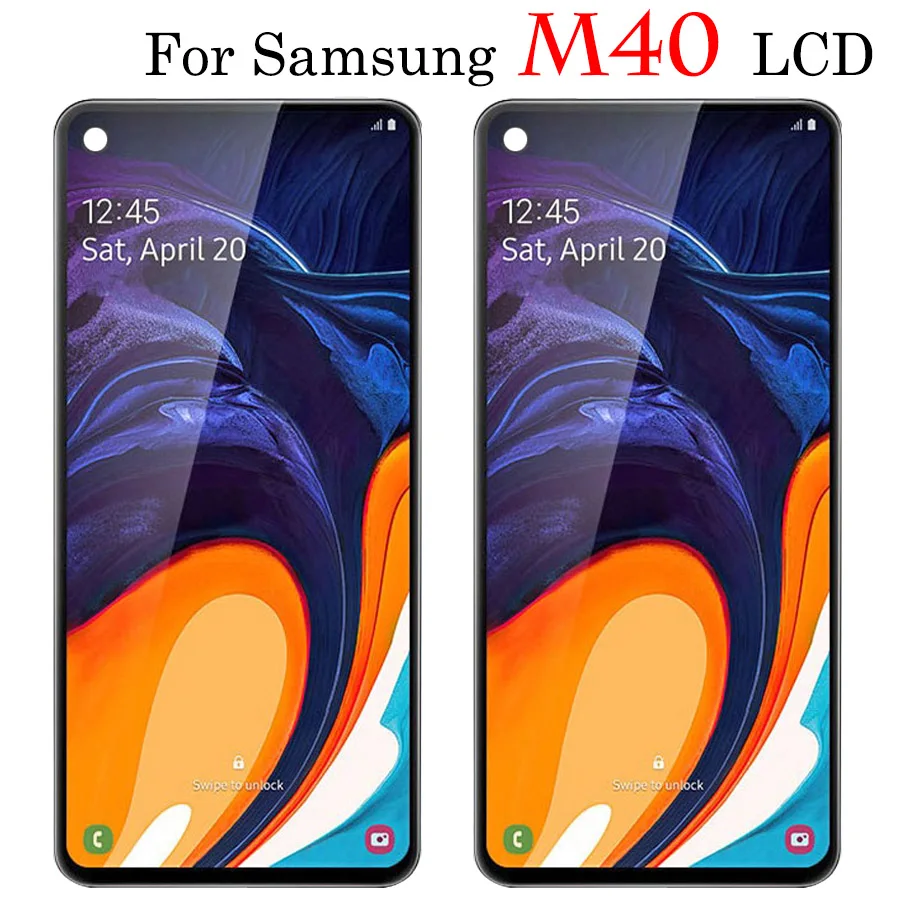 ЖК-дисплей для Samsung galaxy M40 сенсорный экран с цифровым преобразователем в сборе M405FN