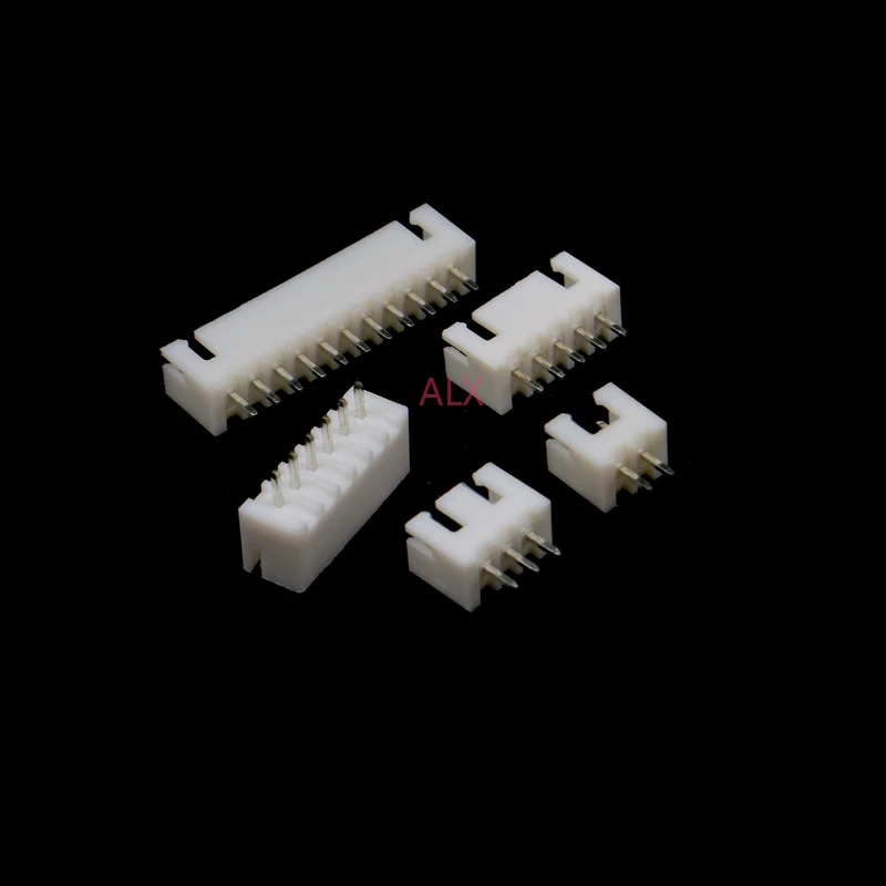 50 шт. XH2.54 разъем 2 54 мм Шаг штыревой 2P/3P/4P/5P/6P/7P/8P/9P/10P/11P/12P прямая игла для печатной