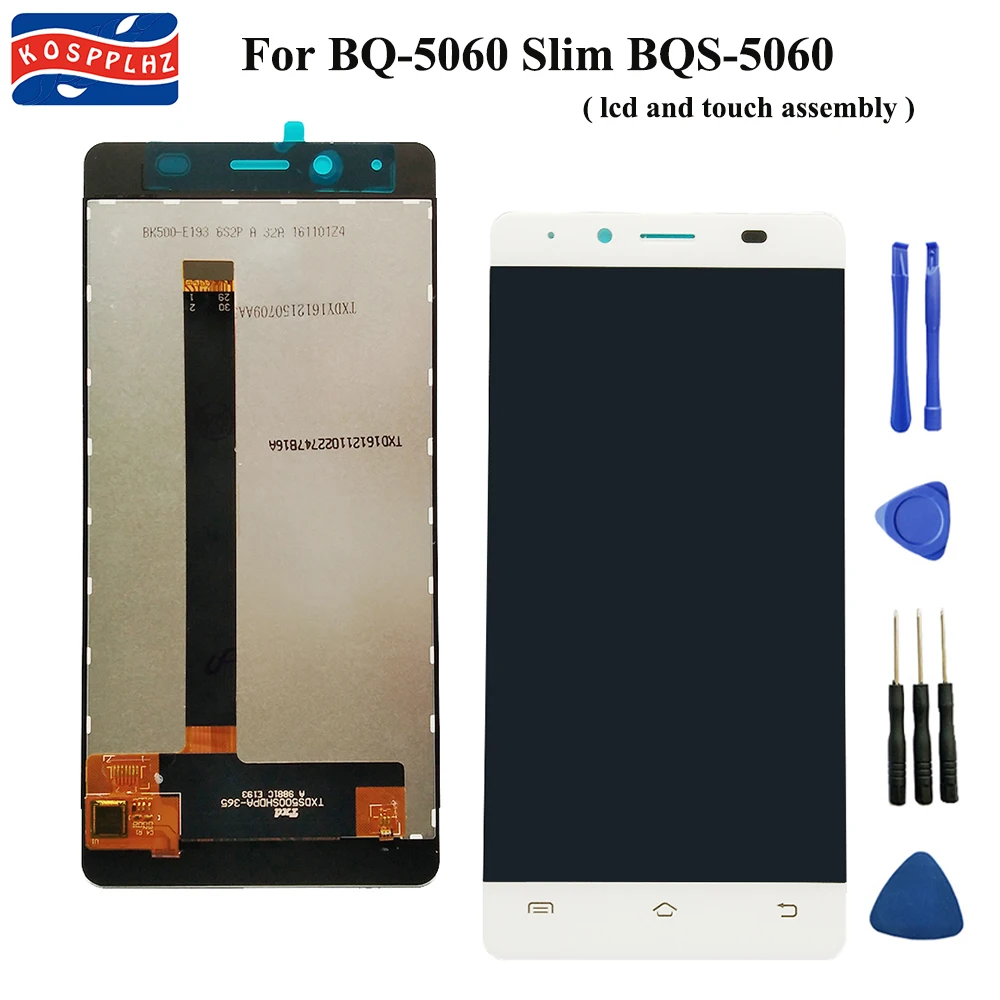 Сменный сенсорный ЖК дисплей для BQ 5060 BQS 100% тестирование экран стекло датчик в