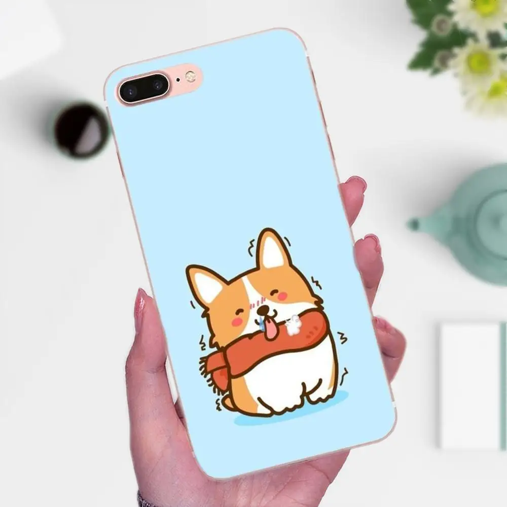 Милые милые собаки корги для Xiaomi Redmi Note 2 3 3S 4 4A 4X 5 5A 6 6A Pro Plus прекрасный пластик |