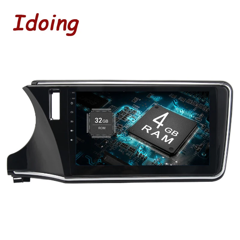 Idoing 10 2 дюймов Android8.0/7 1 руль для Honda CITY 2015 Автомобильный мультимедийный плеер 8