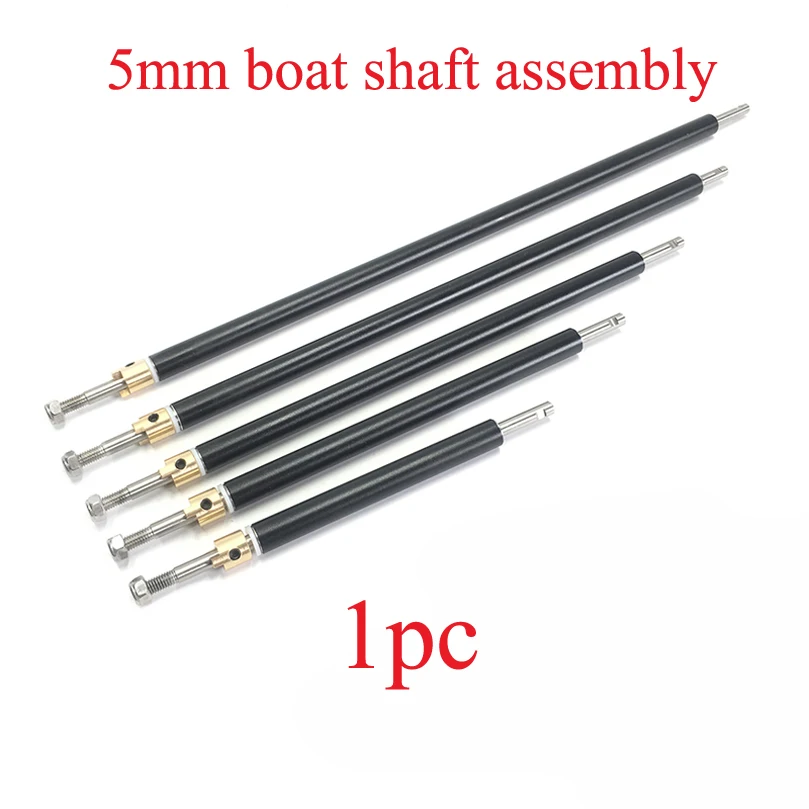 

1PCs RC Boat Strut 5mm Shaft Assembly 304 Stainless Steel Drive Kit Harding with Sleeve Marine Prop Shaft Ship Model DIY Parts