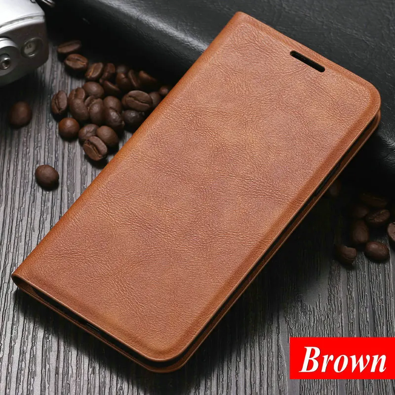 Brown Чехол Mobfone для Xiaomi Redmi K20/K20 Pro, кожаный чехол, закрывающийся на магните чехол-подставка для Redmi 6 6A, кошелек-книжка - Цвет: Brown