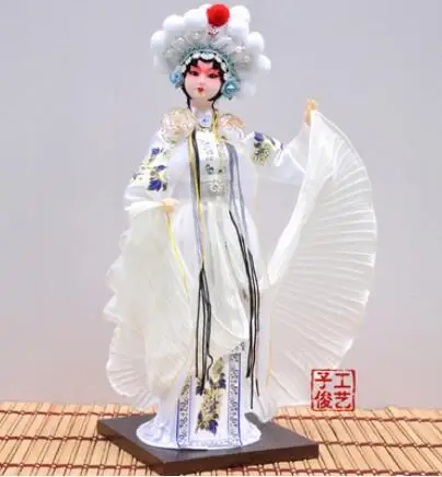 Gifts with Chinese characteristics Peking Opera figures Mu Guiying ornaments silk style handicrafts | Дом и сад