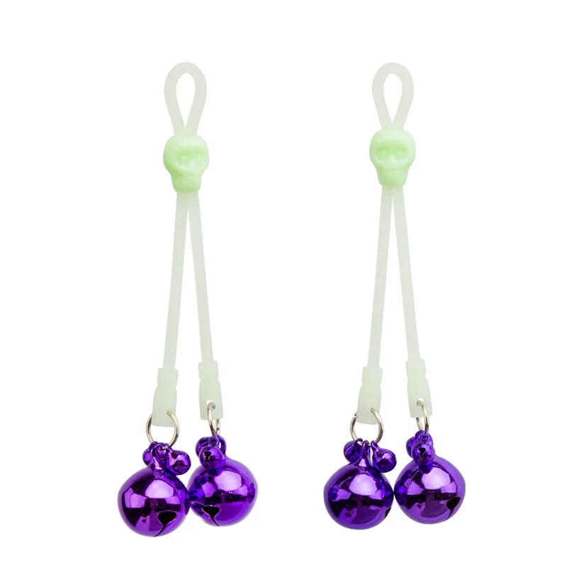 Новый светящийся силиконовый шнур зажимы для сосков Фетиш бондаж ремни