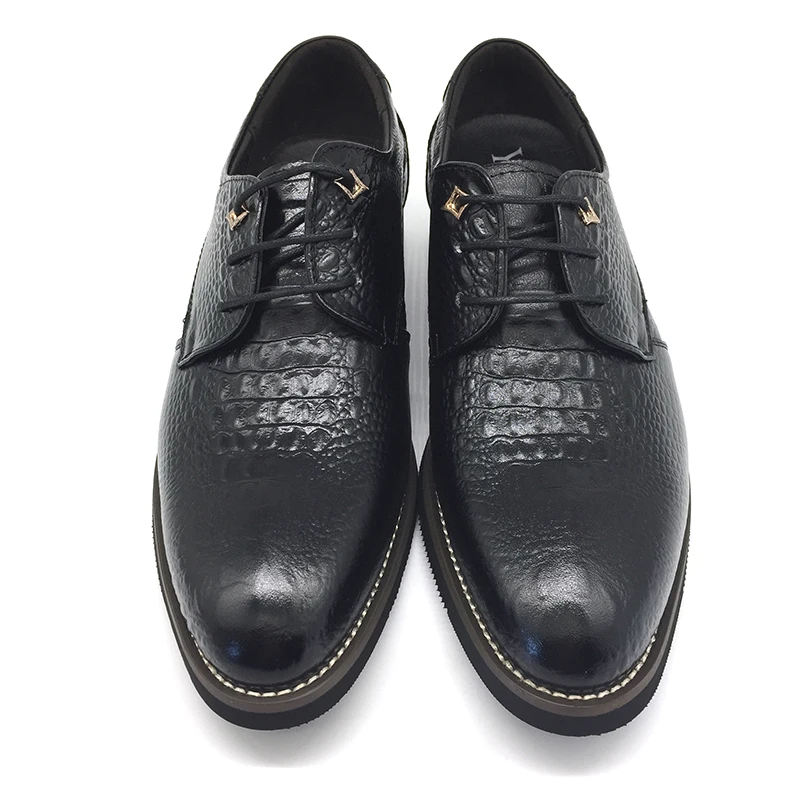 Черная дизайнерская брендовая мужская коричневая обувь итальянская из