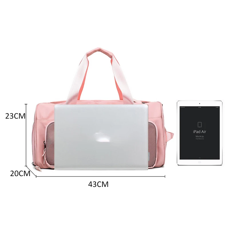 Женская сумка для тренажерного зала фитнеса путешествий сумки йоги багажа