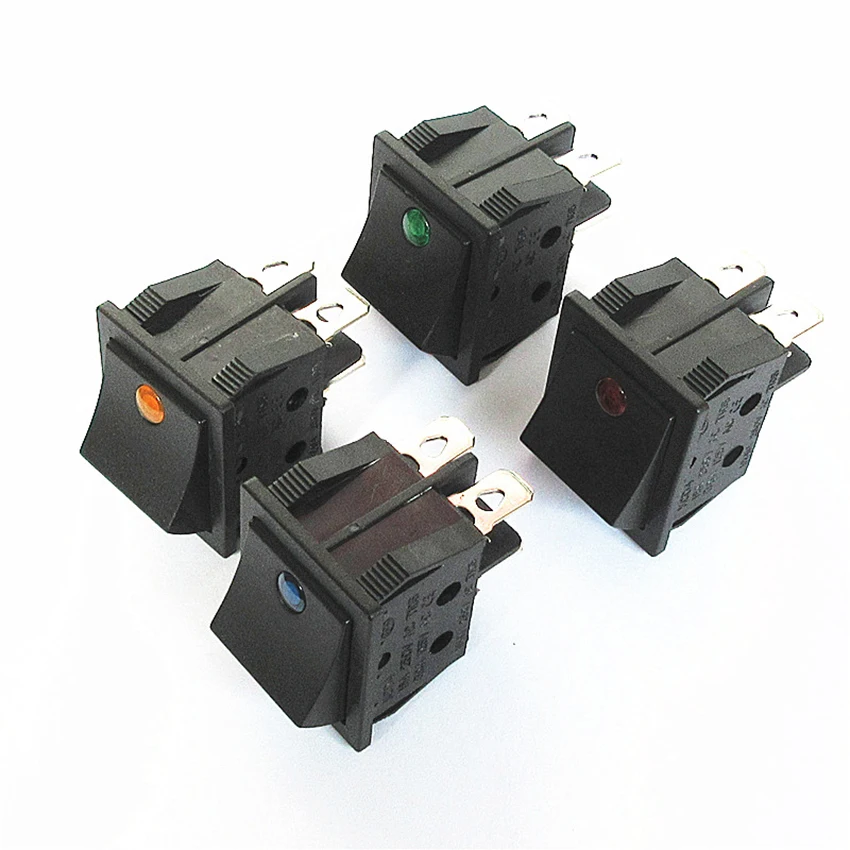 2 шт./компл. переключатель типа корабля KCD4 четыре фута с светильник кой кошачий