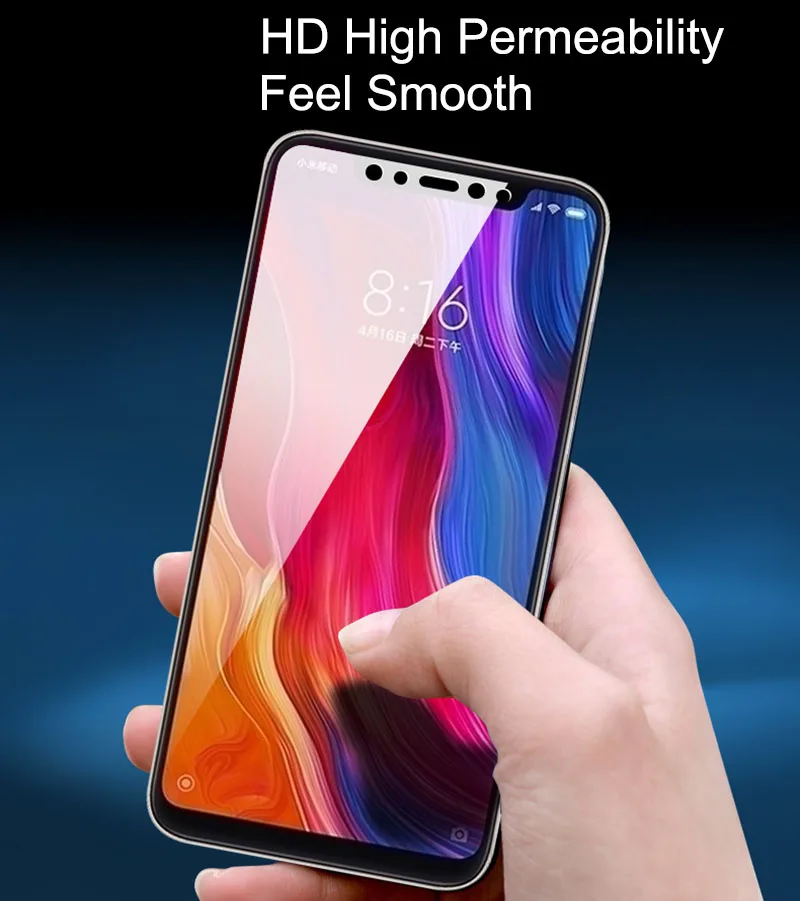Glonice 2 шт 9 H полное закаленное стекло для Xiaomi 8 Se Redmi 6 6A Pro Note 5 5A протектор экрана