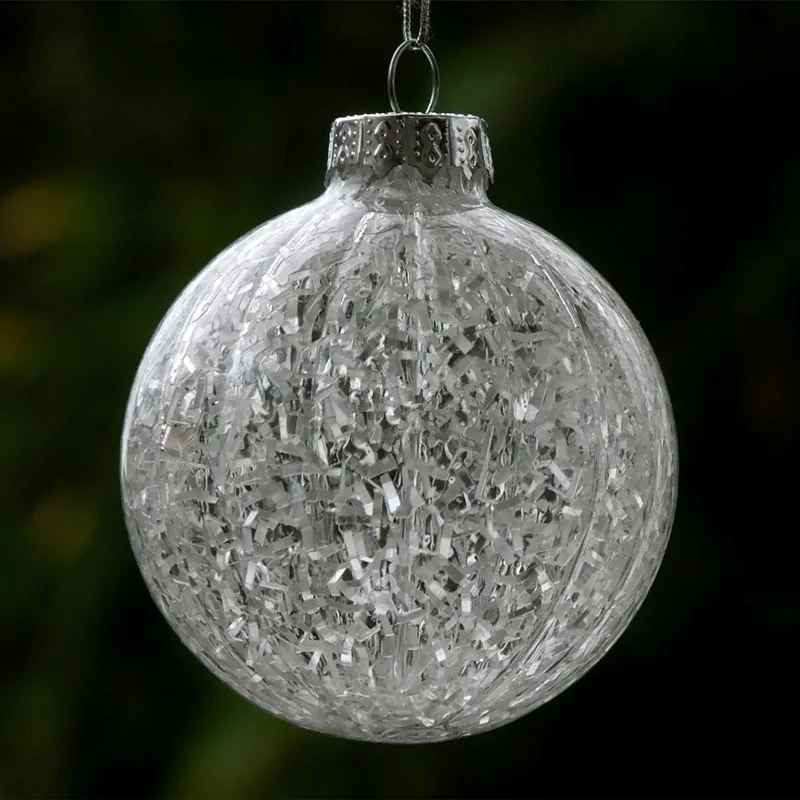 Ширина = 8 см подвеска в виде полосатой стеклянной рождественской звезды с