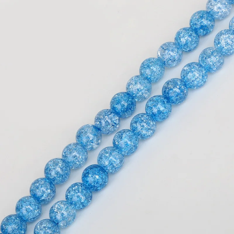 Бесплатная доставка 48 штук 8 мм стеклянные хрустальные бусины круглые разных