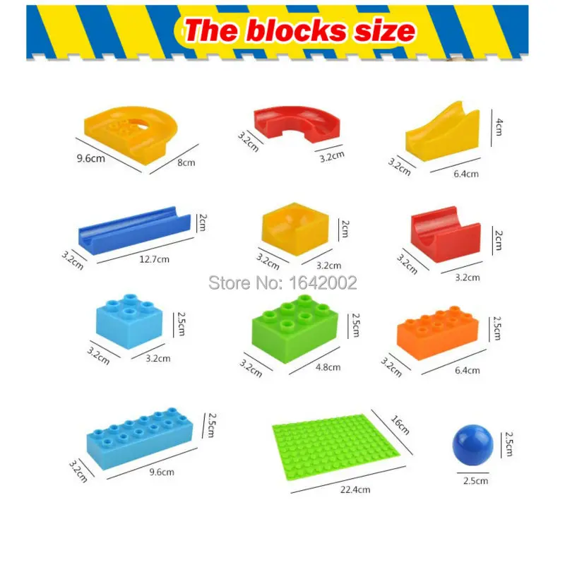 Конструктор сделай сам гоночный бег лабиринт с шариками трек строительные блоки