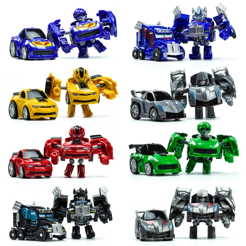 Трансформация Робот автомобиль игрушка Bumblebee Optimus Prime Megatron фигурка аниме модель