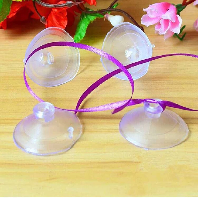 Пластиковые резиновые присоски на присоске 100 шт. 4 см для свадебного автомобиля