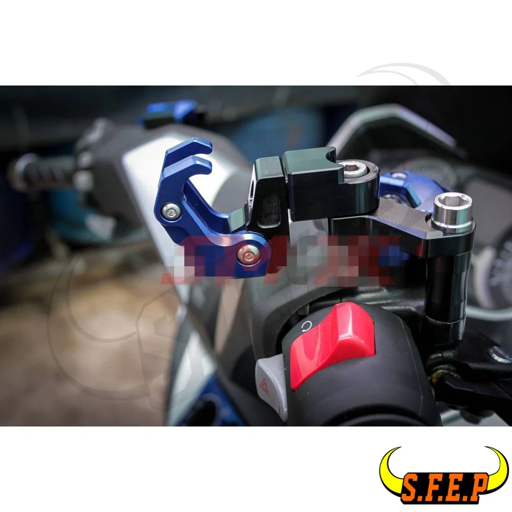 

Motorcycle Accessories CNC Aluminum Alloy Folding Hanger Hook For Honda All New Forza 300 2018-2019