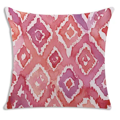 2018 Американский село Чехлы хлопок белье линии волны Геометрия Фламинго Главная