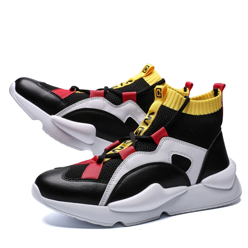 Mens Autumn &amp Winter Sneakers High Top Brand Shoes Casual Men Shoe Fashion Products Zapatos |