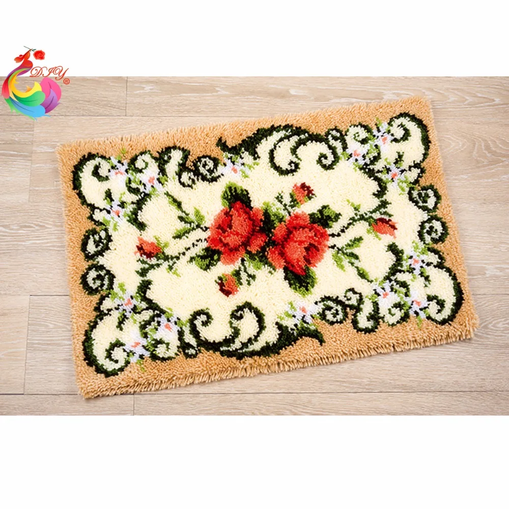 

Flower Pictures cross stitch thread embroidery kits Stitch threads Latch hook rug kits Carpet embroidery foamiran for needlework