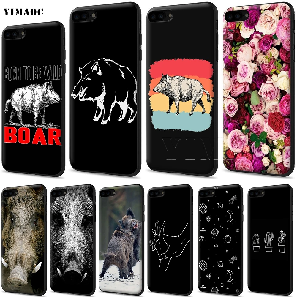Силиконовый мягкий чехол YIMAOC для iPhone 11 Pro XS Max XR X 8 7 6 6S Plus 5|Бамперы| |