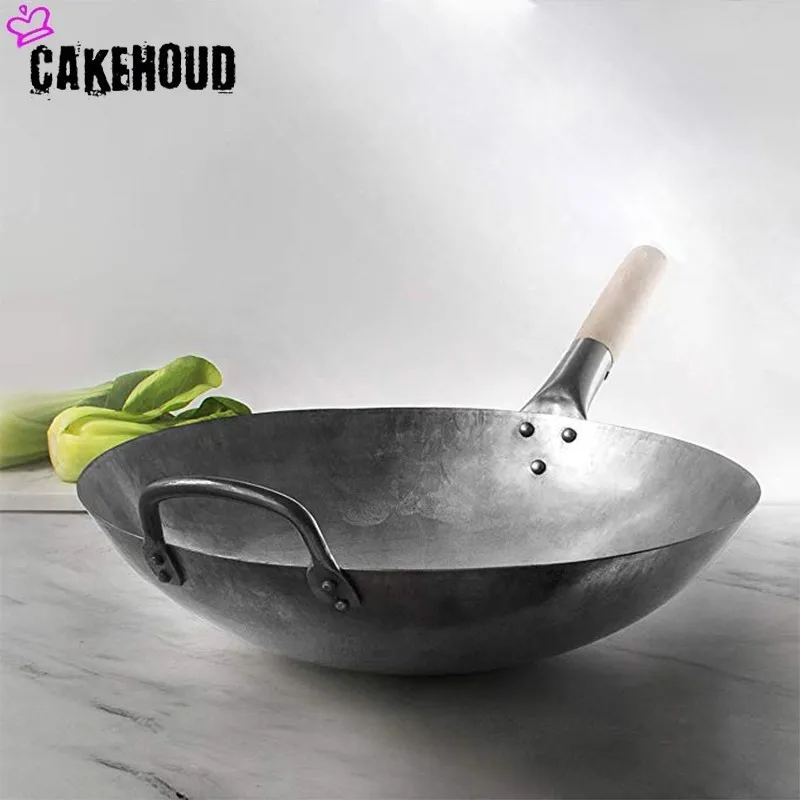CAKEHOUD китайский железный горшок традиционный ручной молоток ковка чугун без