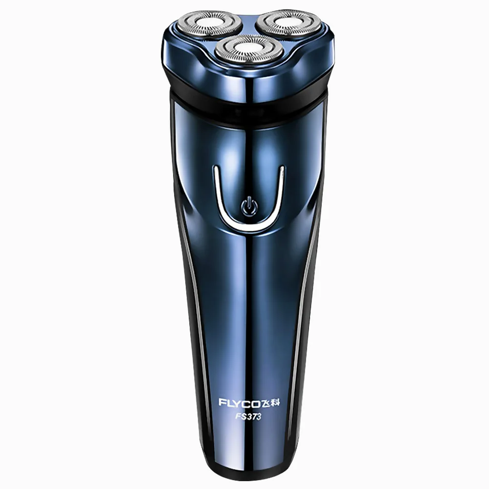Flyco синяя бритва с тройным лезвием моющаяся Afeitadora Electrica Para Hombre Femme Мужская Rasuradora