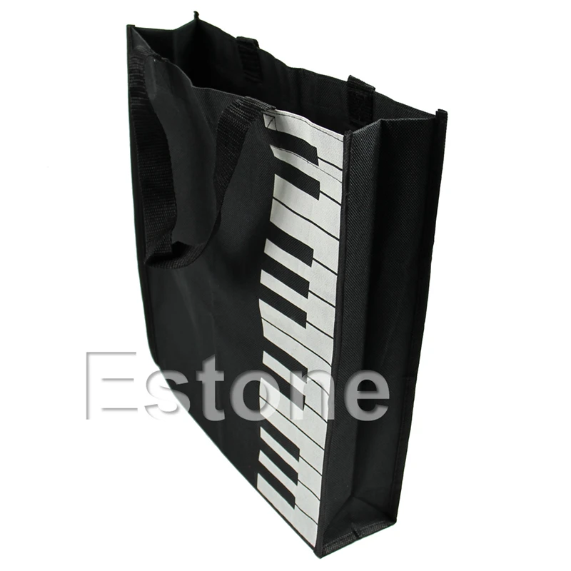 Новая мода Высокое качество Большие Ёмкость Горячая Мода черный клавиши пианино