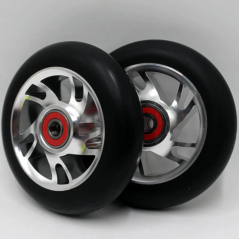 Фотокатушки Лидер продаж High end самокат pro фотокатушки 2 шт. 88A 100X24MM|stunt scooter wheels|scooter