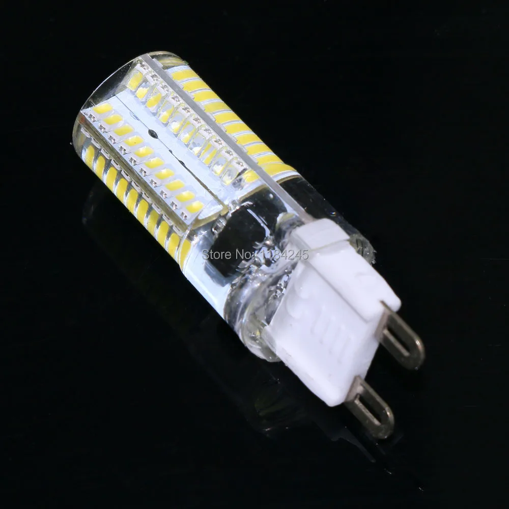Светодиодные лампы G9 с регулируемой яркостью 3014 SMD чип 80 светодиодов 7 Вт 220 В 110