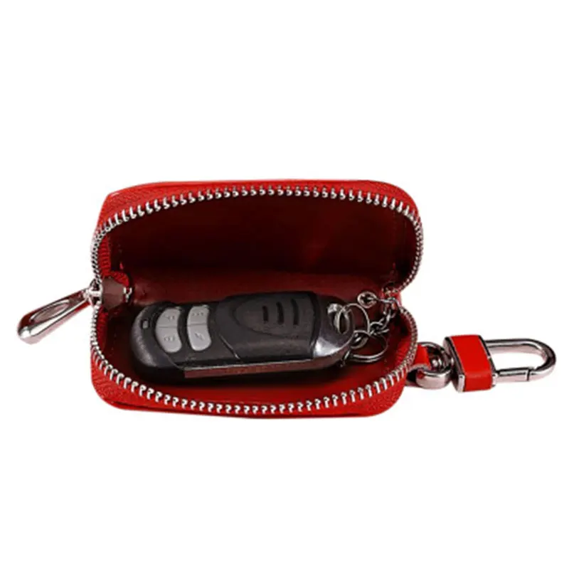 Genuine Leather Car Key Wallets Zipper Premium Crocodile Embosse Business Affairs Remote Control Package | Багаж и сумки