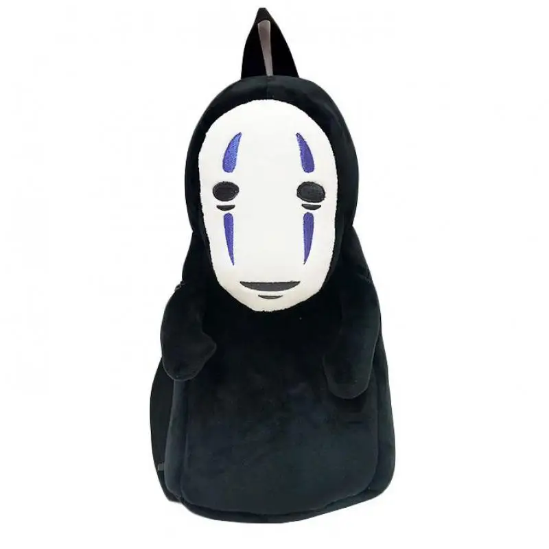Studio Ghibli Spirited Away No Face Man Backpacks Plush Doll Creative Backpack Kids Adults Cute Bag