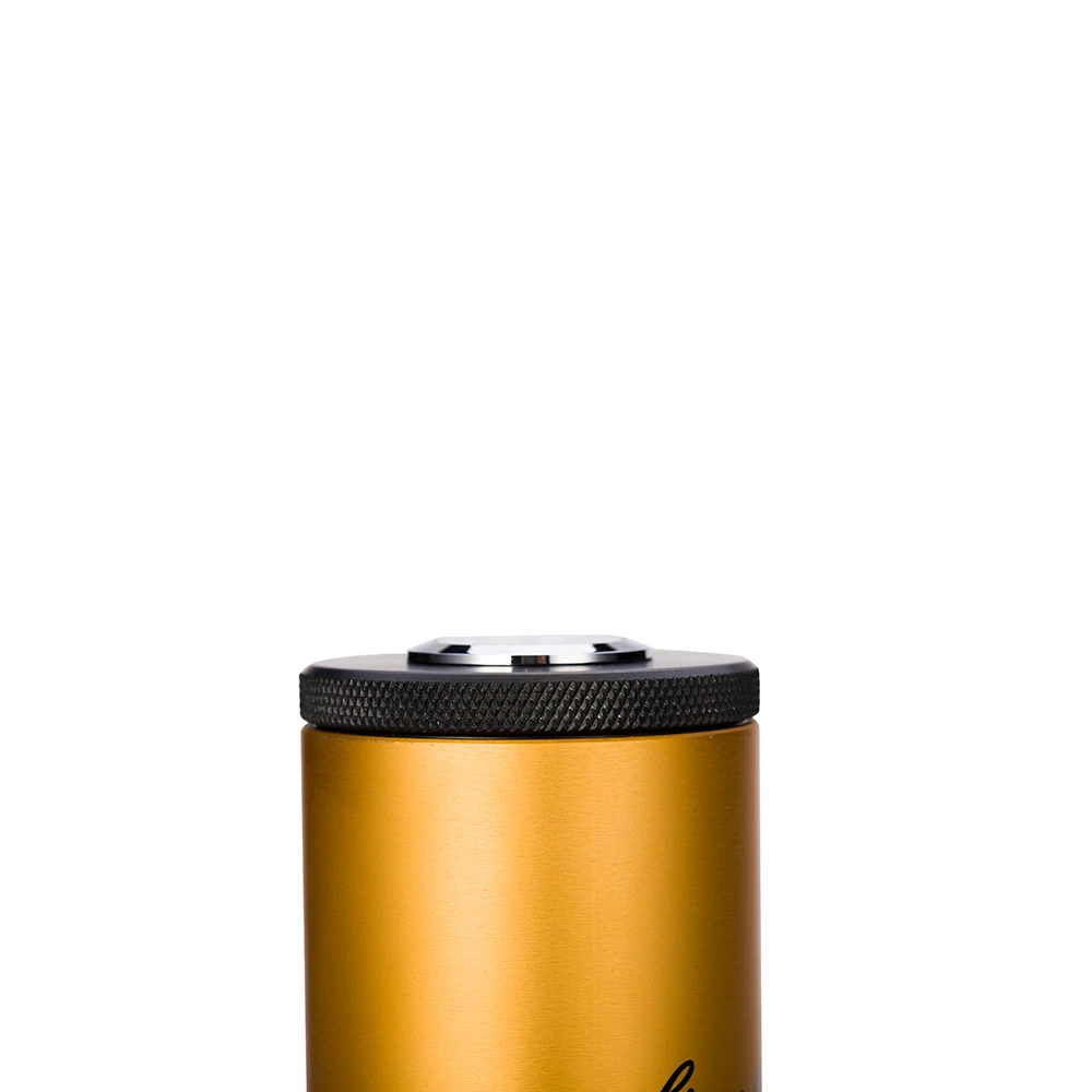 LUBINSKI алюминиевый сплав сигарная банка трубка Humidor W/увлажнитель гигрометр сигары