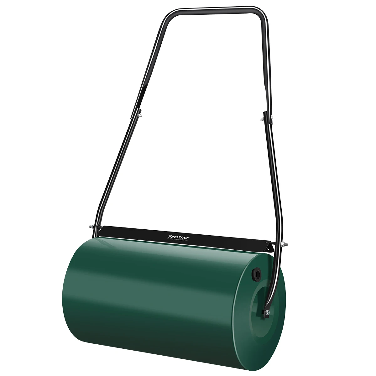 46L Finether 46L/30L Drum Lawn Roller with Scraper Bar Manual Garden Roller With Removable Drain Fill Plug Garden Tools - Color: 46L