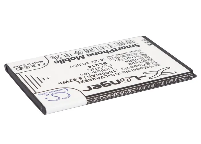Аккумулятор Cameron Sino BL203 BL214 1600 мАч для Lenovo A208t A218t A269 A278T A305e A308T A318T A365E A369 A380e A385E A66|cameron