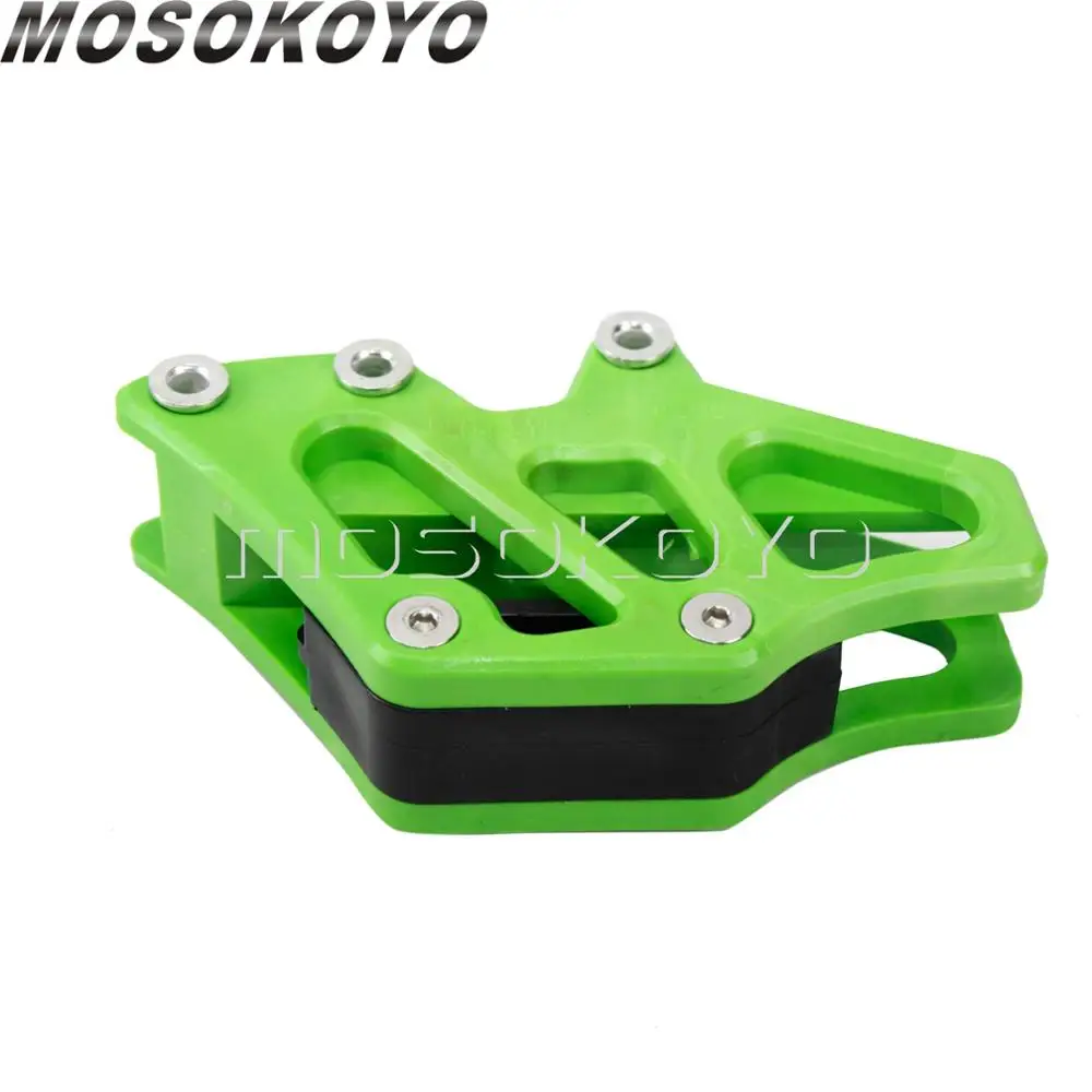 Зеленая направляющая для велосипеда внедорожника Kawasaki KX250F KX450F KLX450R защитная