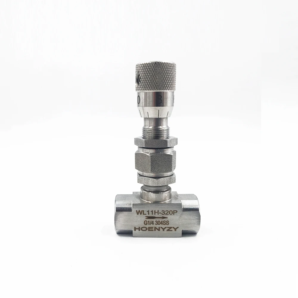 G 1/" 1/4" NPT 1/" игольчатый клапан из нержавеющей стали 304 PN16 микро регулирующий клапан WL11H-160P регулирующий поток клапан 16 МПа