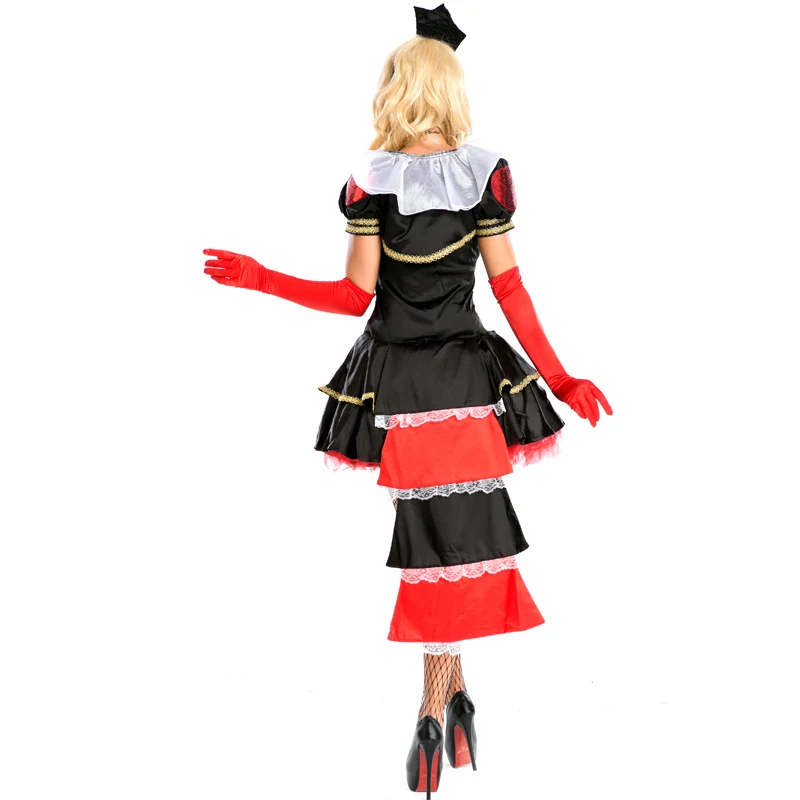 Женский костюм на Хэллоуин маскарадный королевы для ролевых игр сексуальная